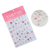 5D Nail Sticker - Flower Illustration